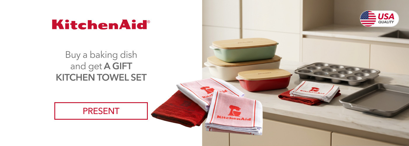 Buy KitchenAid baking pan and receive a a set of towels! - Фото 12