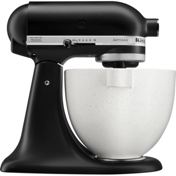 Чаша керамическая с узором KitchenAid 4,7 л 5KSM2CB5PSS з двома ручками