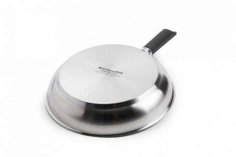 Набір сковорід 20+24+28 см KitchenAid Classic Stainless Steel (CC005708-001)