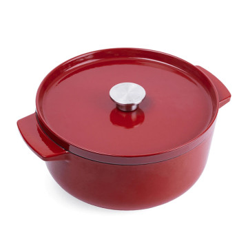 Кастрюля чугунная с крышкой 5,2 л KitchenAid Cast Iron (CC006060-001)