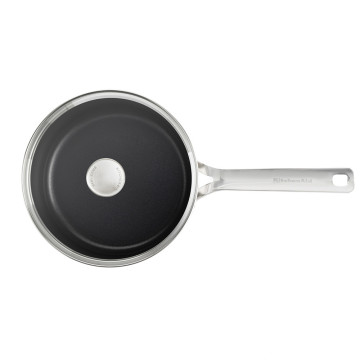 Набір ковшів з кришками 16/18/20 см, 1,5/2,1/3,1 л KitchenAid Stainless Steel Sheet (CC005740-001)
