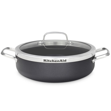 Сотейник с крышкой 28 см, 4,2л KitchenAid Aluline (CW001978-002)