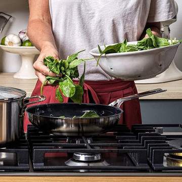 Набор посуды 16/18/20 см, 1,49/2,13/3,11 л, 20+28 см KitchenAid Stainless Steel Sheet (CC004221-001)