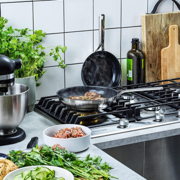 Набор посуды 16/18/20 см, 1,49/2,13/3,11 л, 20+28 см KitchenAid Stainless Steel Sheet (CC004221-001)