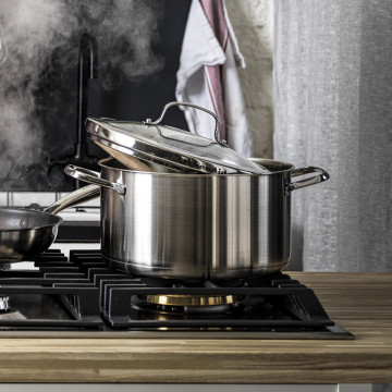 Кастрюля с крышкой 24 см, 5,7л KitchenAid Proline (CC001879-001)