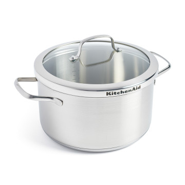 Кастрюля с крышкой 24 см, 5,7л KitchenAid Proline (CC001879-001)