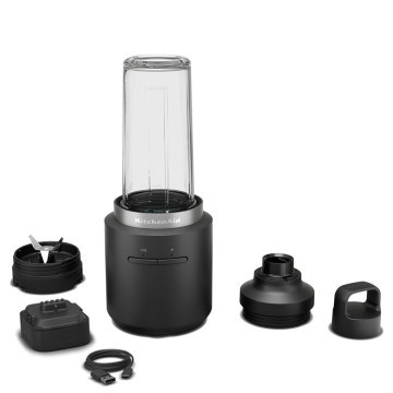 Стационарный аккумуляторний блендер KitchenAid Go 5KSBR256BM 12V (с аккумулятором)