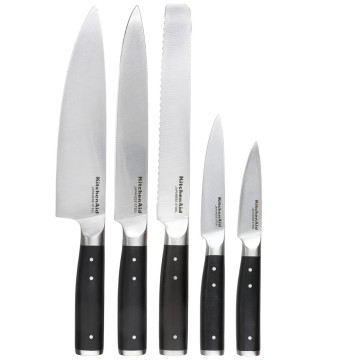Набор ножей в колодке KitchenAid Classic, 6 предметов (KO6PSTSNOBG)