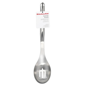 Ложка кухонна з прорізами KitchenAid Premium, 33,8 см (KMG004OHSS)