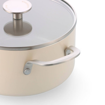 Сотейник з кришкою 28 см KitchenAid Aluminium Ceramic (CC010433-001)