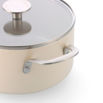 Кастрюля с крышкой 4,91 л KitchenAid Aluminium Ceramic (CC009738-001)