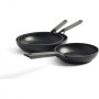 Набір сковорід 20+24+28 см KitchenAid Classic Forged Aluminium (CC003570-001)