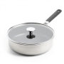 Сотейник с крышкой 26 см KitchenAid Classic Stainless Steel (CC005704-001)