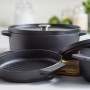 Гусятниця чавунна з кришкою KitchenAid CC004900-001, 5,6 л, купити в Україні, найкраща ціна – KitchenAid - Фото 3