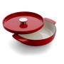 Каструля чавунна з кришкою KitchenAid, 26 см, 2,77 л, червона (CC009009-001), купить в Украине, лучшая цена – KitchenAid - Фото 4