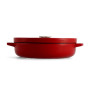 Каструля чавунна з кришкою KitchenAid, 26 см, 2,77 л, червона (CC009009-001), купить в Украине, лучшая цена – KitchenAid - Фото 5