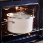 Каструля з кришкою KitchenAid Steel Core, 24 см, 6 л, мигдальний крем (CC003269-001), купити в Україні, найкраща ціна – KitchenAid - Фото 4