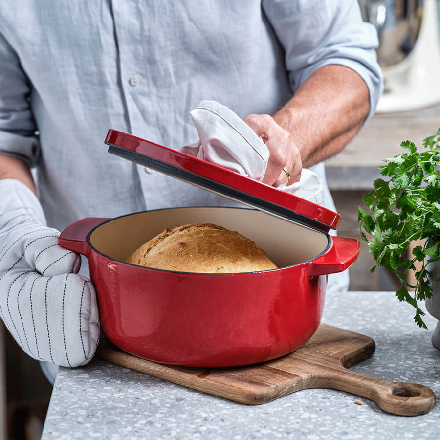 Кастрюля чугунная с крышкой 3,3 л KitchenAid Cast Iron (CC006057-001)