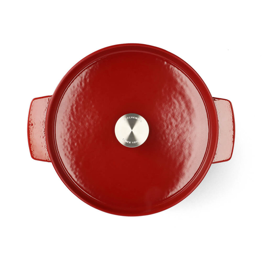 Кастрюля чугунная с крышкой 5,2 л KitchenAid Cast Iron (CC006060-001)
