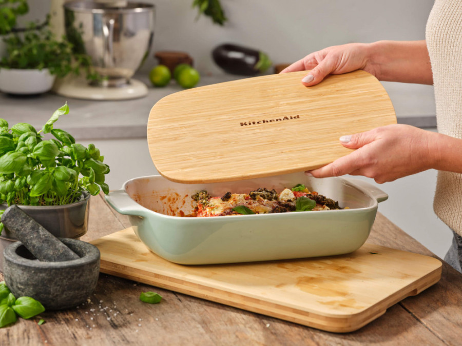 Форма для випікання з кришкою 3,8 л KitchenAid Stoneware (CC007426-001)