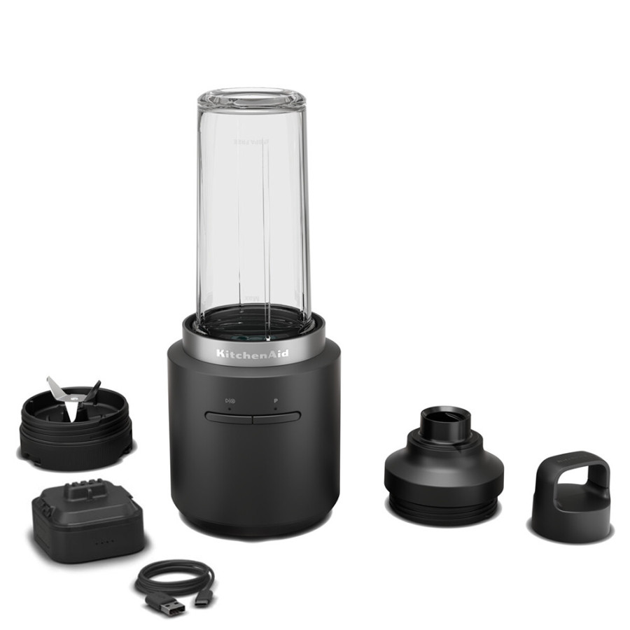 Стационарный аккумуляторний блендер KitchenAid Go 5KSBR256BM 12V (с аккумулятором)