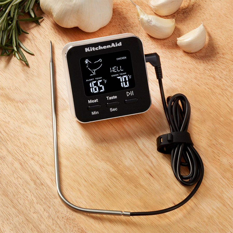 Термометр кухонний з таймером KitchenAid Measuring (KQ906G)