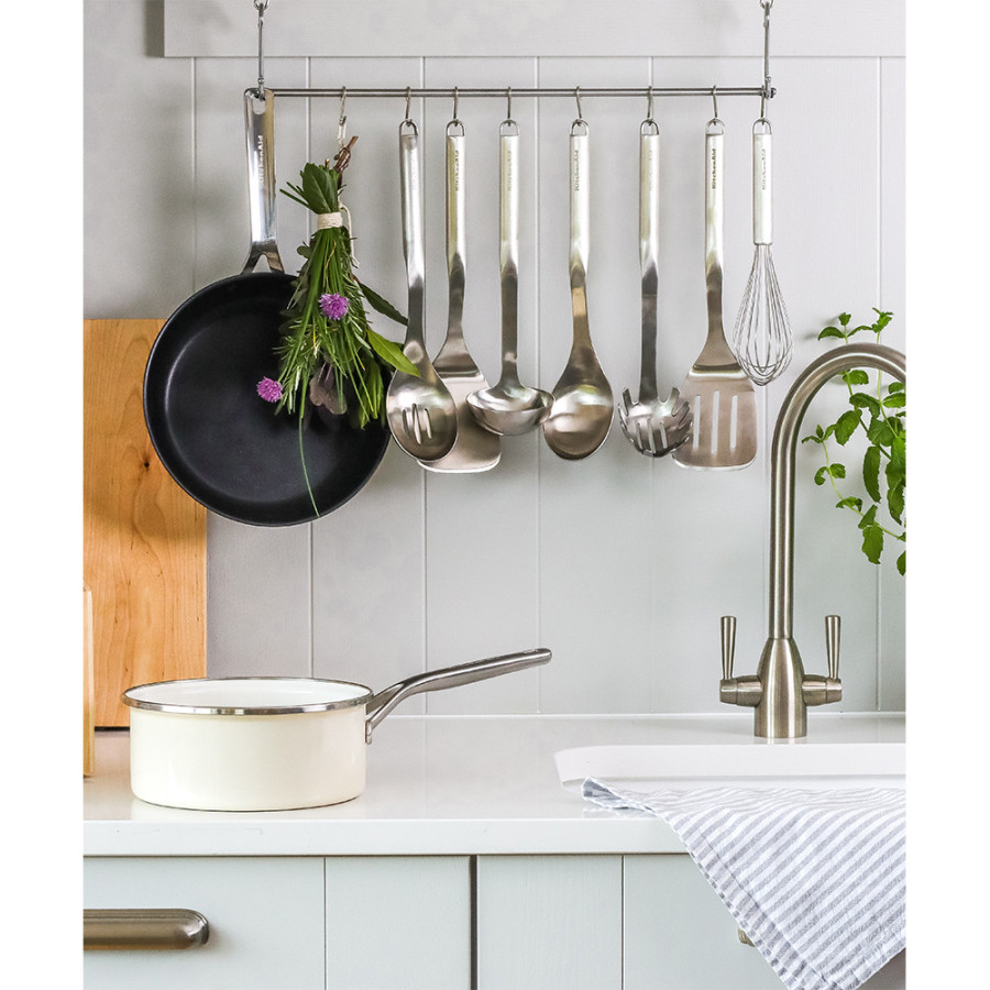 Лопатка кухонная с прорезями KitchenAid Premium, 34,6 см (KMG002OHSS)