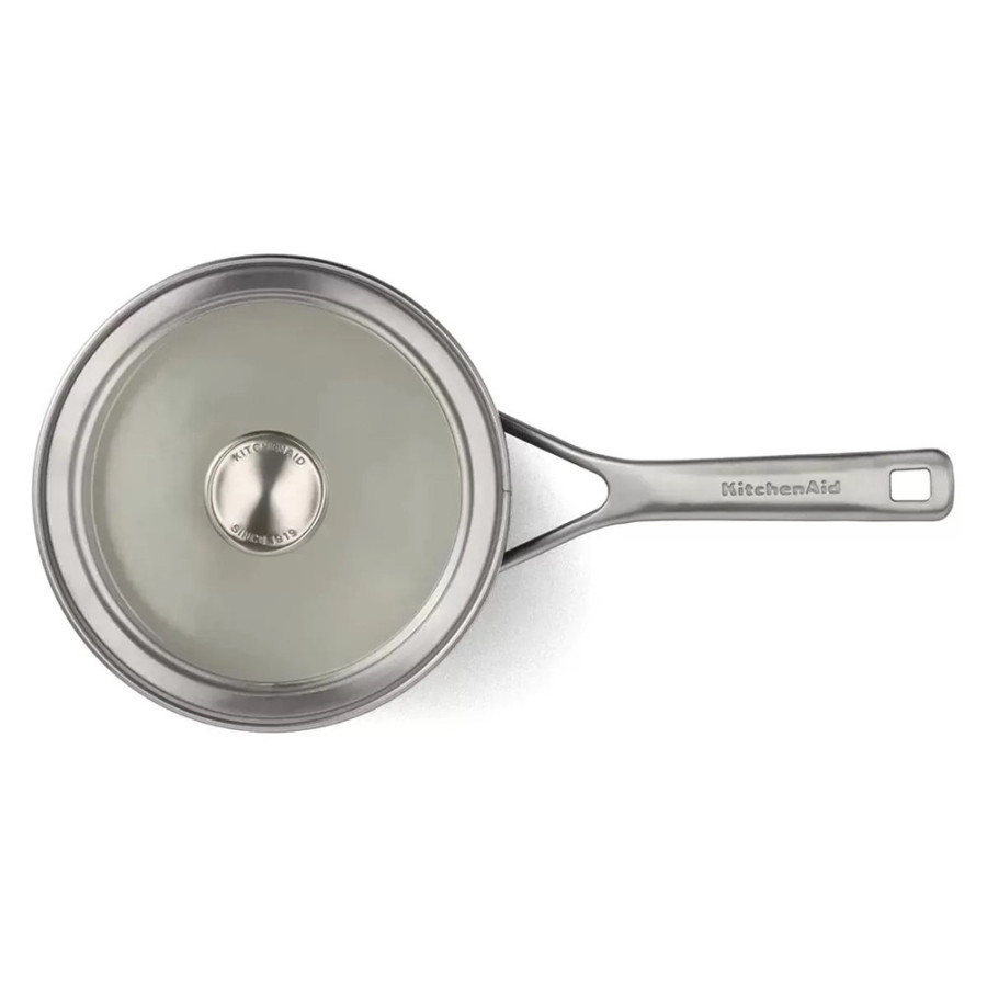Ковш с крышкой 16 см KitchenAid Steel Core (CC005997-001)