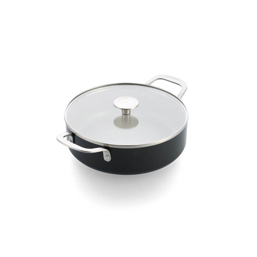 Сотейник с крышкой 28 см KitchenAid Aluminium Ceramic (CC010431-001)