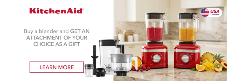 Buy a KitchenAid K150 or K400 blender and get an attachment of your choice as a giftKitchenAid K150 or K400 Blender and receive a free attachment of your choice! - Фото 12