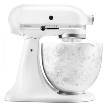 Чаша керамічна з візерунком KitchenAid 4,7 л 5KSM2CB5PWF, купити в Україні, найкраща ціна – KitchenAid - Фото 1