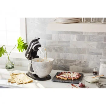 Чаша керамічна з візерунком KitchenAid 4,7 л 5KSM2CB5PWF, купити в Україні, найкраща ціна – KitchenAid - Фото 2