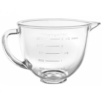 Чаша скляна KitchenAid 3,3 л 5KSM35GB з мірною шкалою, купити в Україні, найкраща ціна – KitchenAid - Фото 1