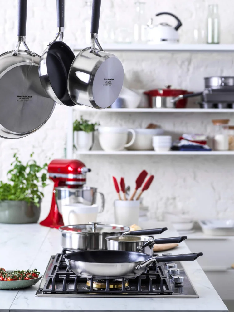 Сковорода 20 см KitchenAid Classic Stainless Steel (CC005700-001)