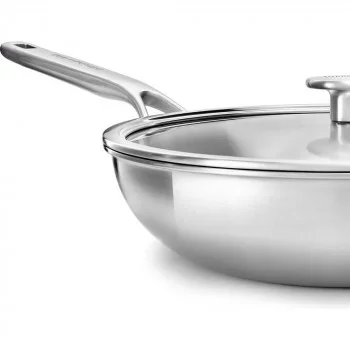 Вок з кришкою KitchenAid MSS CC003254-001, 28 см, 3,5 л, купити в Україні, найкраща ціна – KitchenAid - Фото 6