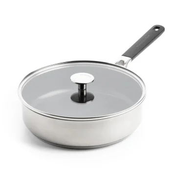 Сотейник з кришкою 26 см KitchenAid Classic Stainless Steel (CC004001-001)
