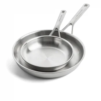 Набір сковорід 20+28 см KitchenAid Multiply Stainless Steel (CC004915-001)