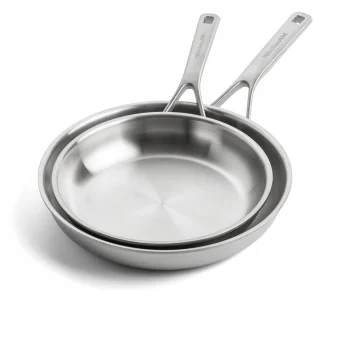Набір сковорід 24+28 см KitchenAid Multiply Stainless Steel (CC004916-001)