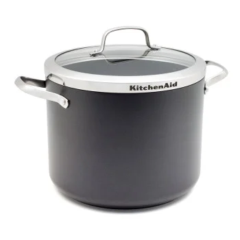 Каструля з кришкою 24 см, 8 л KitchenAid Aluline (CC001258-001)