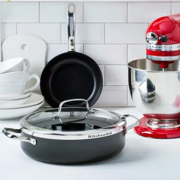 Сотейник з кришкою KitchenAid, 28 см, 4,2 л (CW001978-002), купити в Україні, найкраща ціна – KitchenAid - Фото 3