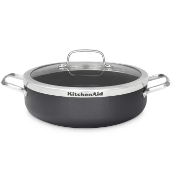 Сотейник з кришкою 28 см, 4,2л KitchenAid Aluline (CW001978-002)