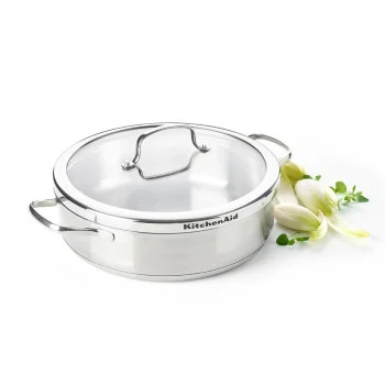 Сотейник з кришкою KitchenAid, 26 см, 3,6 л (CC001886-001), купити в Україні, найкраща ціна – KitchenAid - Фото 3