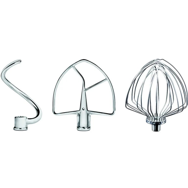 Set of 3 KitchenAid 5KSM7BL3PSS attachments for 5.6/6.6/6.9 l bowl