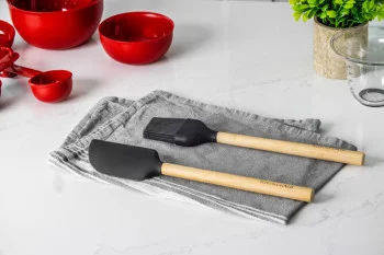 Лопатка для тіста KitchenAid Classic, 30 см, чорний (KQG631OHOBE), купити в Україні, найкраща ціна – KitchenAid - Фото 2