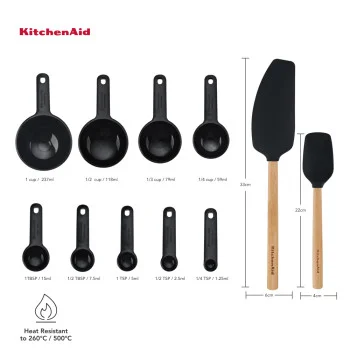Набір кухонного приладдя KitchenAid Classic, 11 предметів, чорний (KQG492OHOBE), купити в Україні, найкраща ціна – KitchenAid - Фото 5