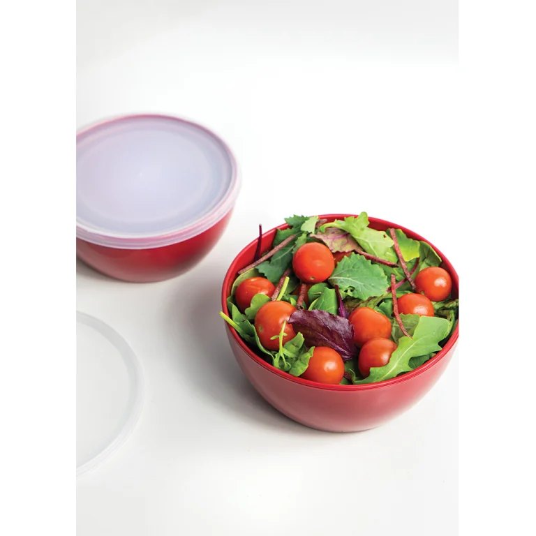 Set of bowls with lids KitchenAid Universal, 4 pieces, 355/591/828/1065 ml (KQG176OSERE)