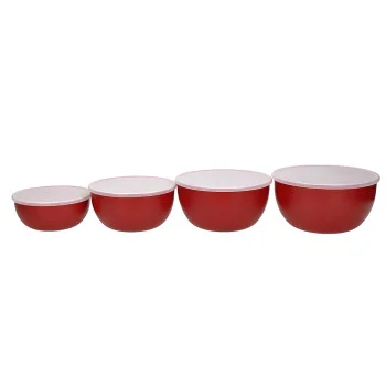 Набір мисок з кришками KitchenAid Universal, 4 шт, 355/591/828/1065 мл, червоний (KQG176OSERE), купити в Україні, найкраща ціна – KitchenAid - Фото 2