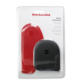 Набір скребків для тіста KitchenAid Universal, 2 шт,  червоний/сірий (KQG068OHERE), купити в Україні, найкраща ціна – KitchenAid - Фото 2