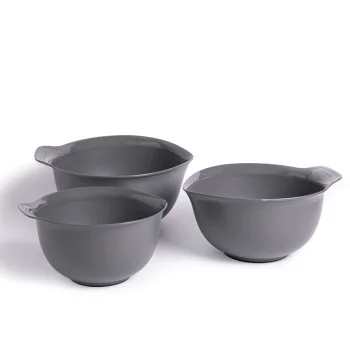 Набір мисок для змішування KitchenAid Coreline, 3 шт, 2,4/3,3/4,3 л, сірий (KQG175OSCGG), купити в Україні, найкраща ціна – KitchenAid - Фото 4
