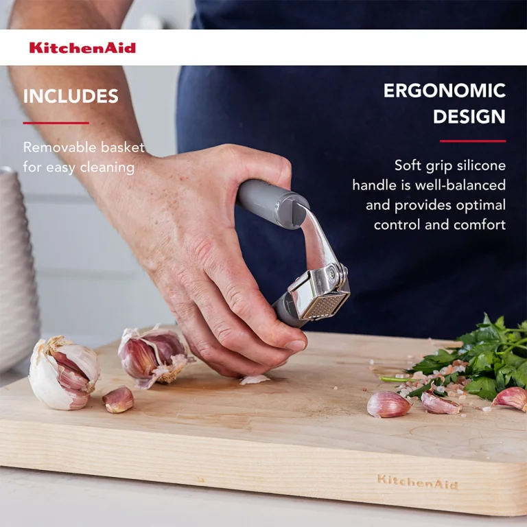 Прес для часнику KitchenAid Coreline, 19 см (KAS132OHCGG)